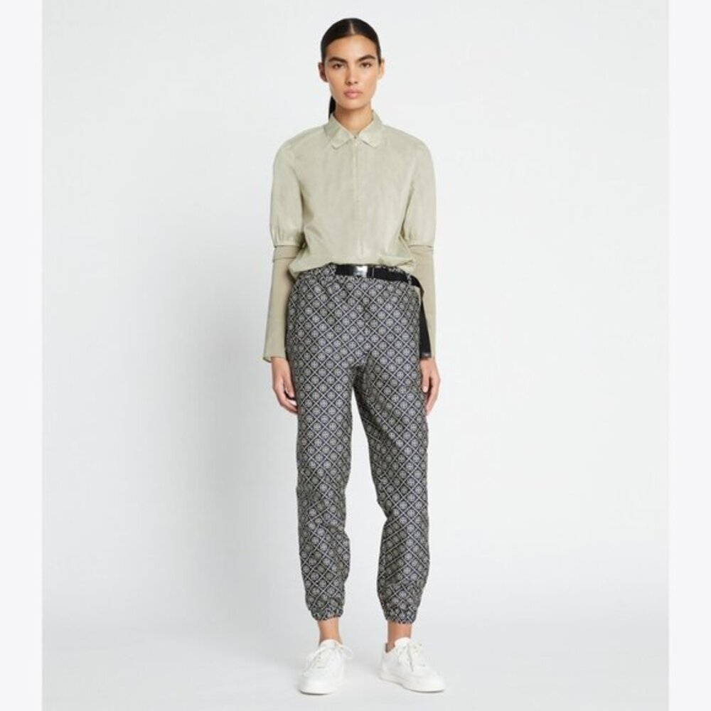 Tory Burch Women T MONOGRAM TECH JACQUARD JOGGER size S